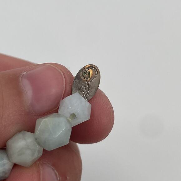 Stone beaded stretchy bracelet - Picture 4 of 5